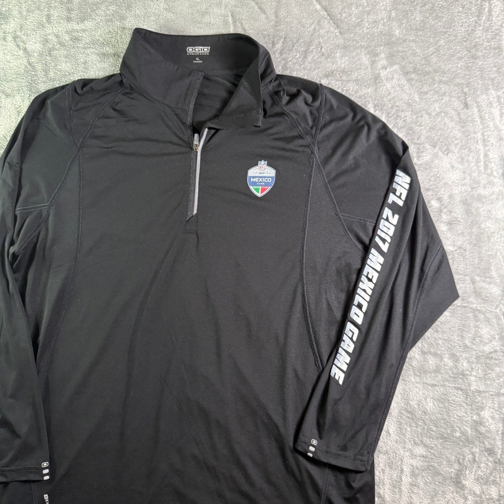 OGIO Endurance Pullover NFL Mexico Game 2017 Long Sleeve Black XL